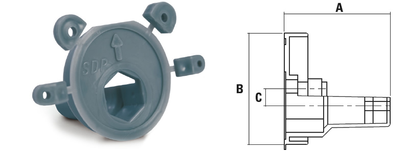 Adapter pod baterie do płyt GK Adapter pod baterie do płyt GK