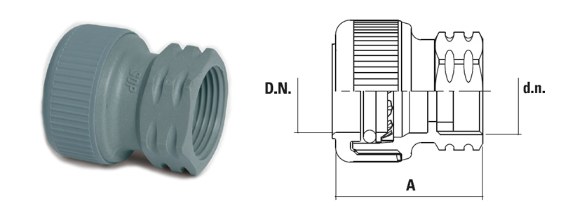 Złączka GW tworzywowa Złączka GW tworzywowa