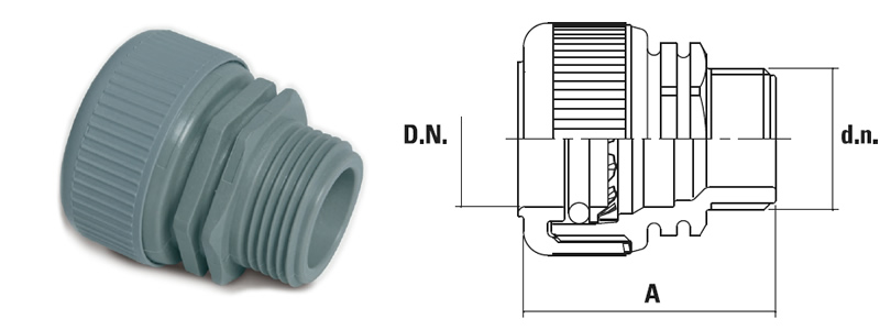 Złączka GZ tworzywowa Złączka GZ tworzywowa