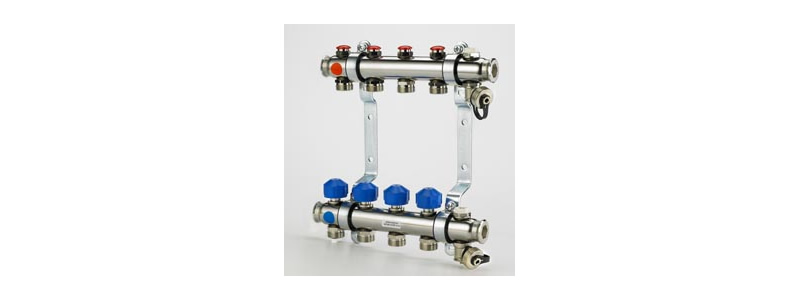 Rozdzielacze do ogrzewania podłogowego - sterowanie ręczne Rozdzielacze do ogrzewania podłogowego - sterowanie ręczne