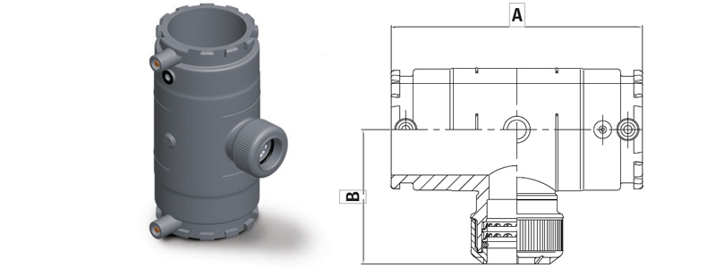 Trójnik redukcyjny elektroporowy na wcisk Trójnik redukcyjny elektroporowy na wcisk